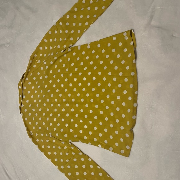 Jean-Pierre Klifa(Paris)Mustard yellow w/Polka dots new w/ tags Negatiable price - Picture 3 of 5